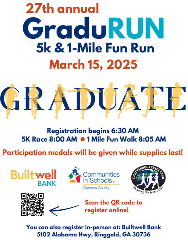 Communities In Schools GraduRUN 5K & 1 Mile Fun Run