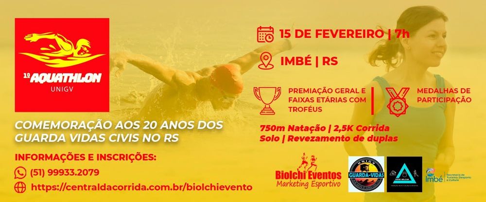 1° AQUATHLON UNIGV IMBÉ
