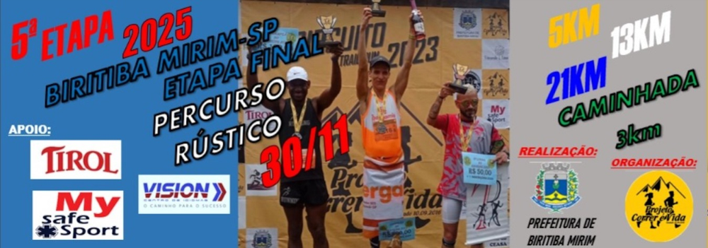 Treinao Correr e Vida - 5 Etapa Biritiba Mirim