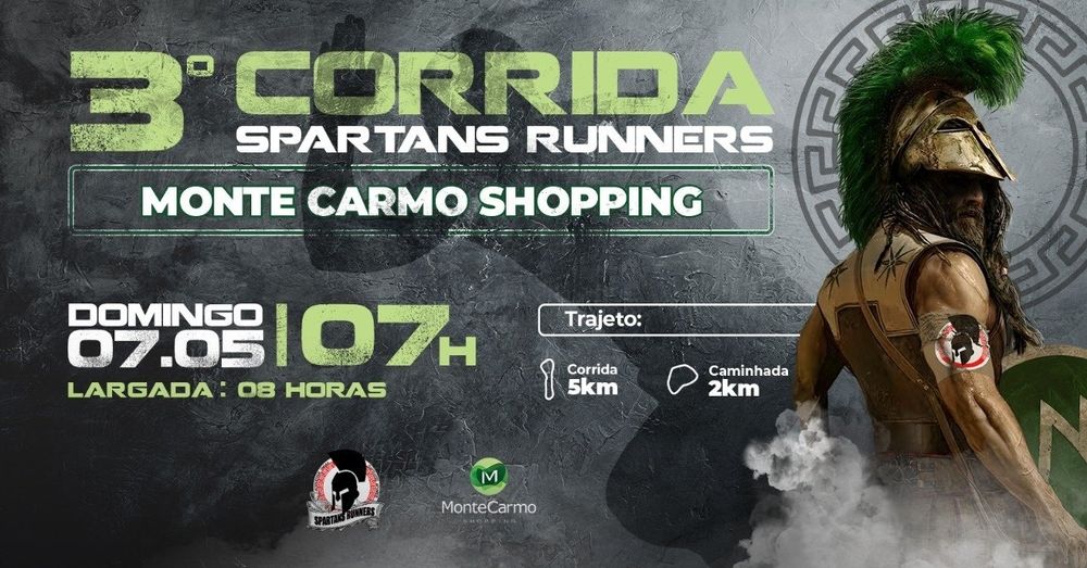 3ª Corrida Spartans Runners & Monte Carmo Shopping