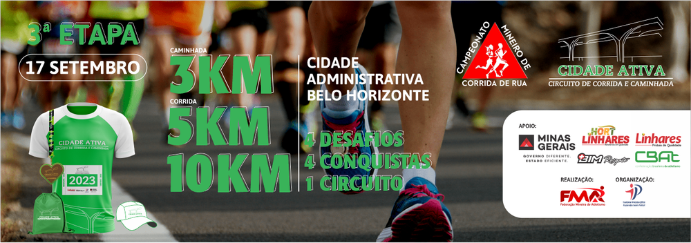 Circuito Cidade Ativa 2023 - 3ª Etapa