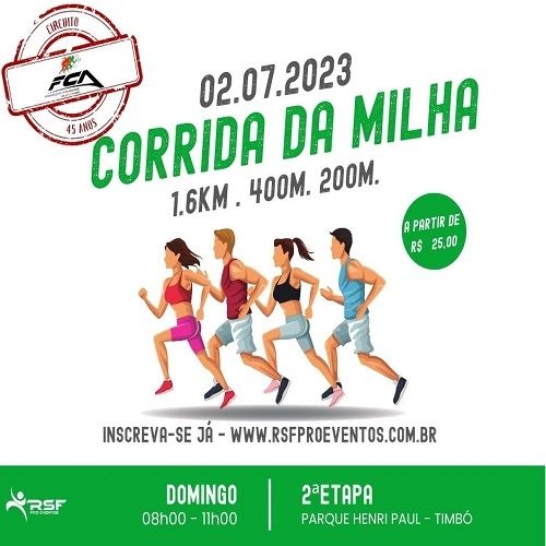 Circuito Catarinense Corrida da Milha - 2ª Etapa