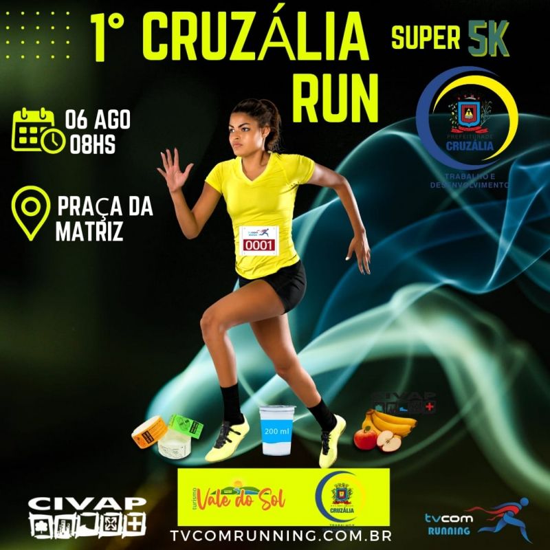 1ª Corrida Pedestre de Cruzália