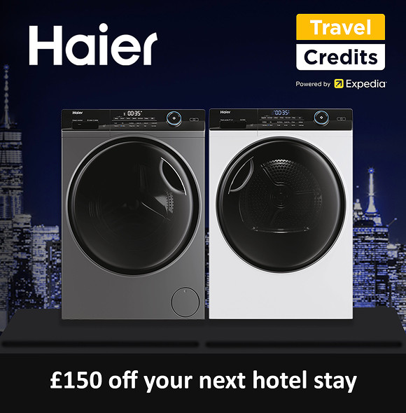 A Haier Hotel Stay campaign poster