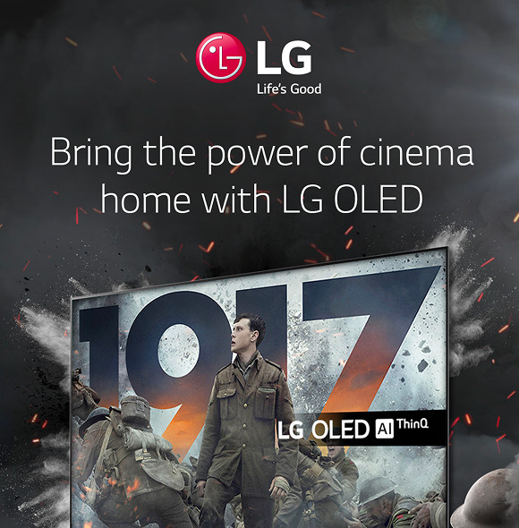 A LG Power of Cinema campaign poster