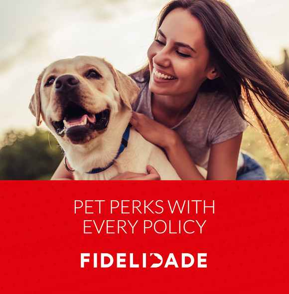 A Fidelidade Pet Perks campaign poster