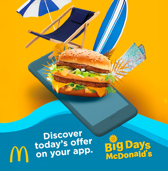A McDonalds Big Day campaign poster