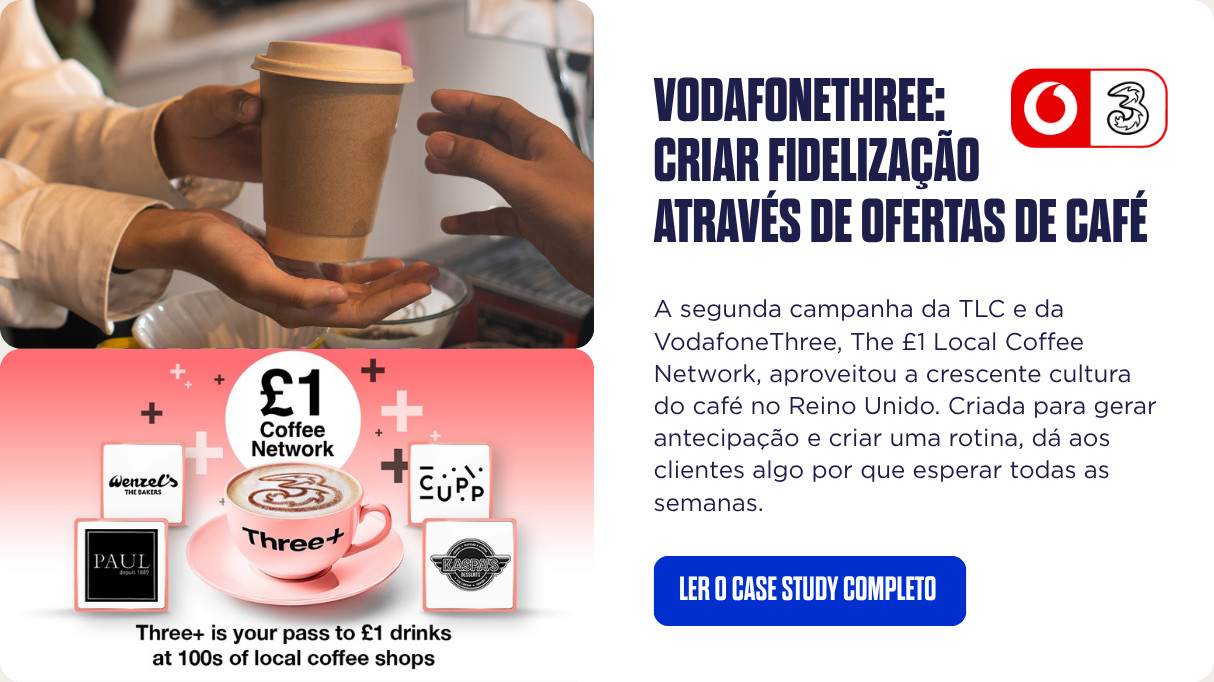 Case Study sobre a oferta de café a £1 da VodafoneThree.