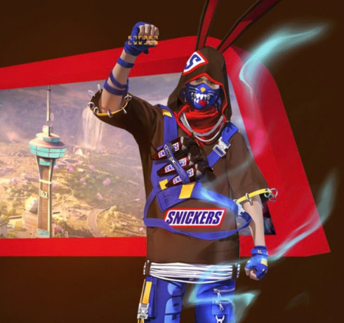 A promotional image for Snickers, showcasing how to win Snickers bars through a contest or giveaway.