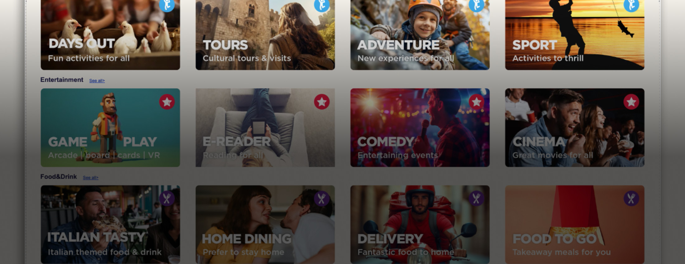 A screenshot of the TLC Reward Networks platform