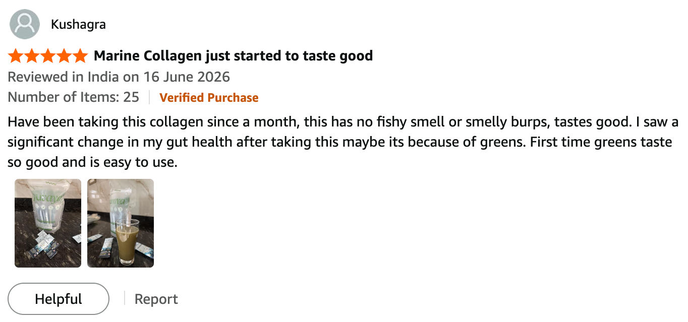 Customer Review by Kushagra on Amazon