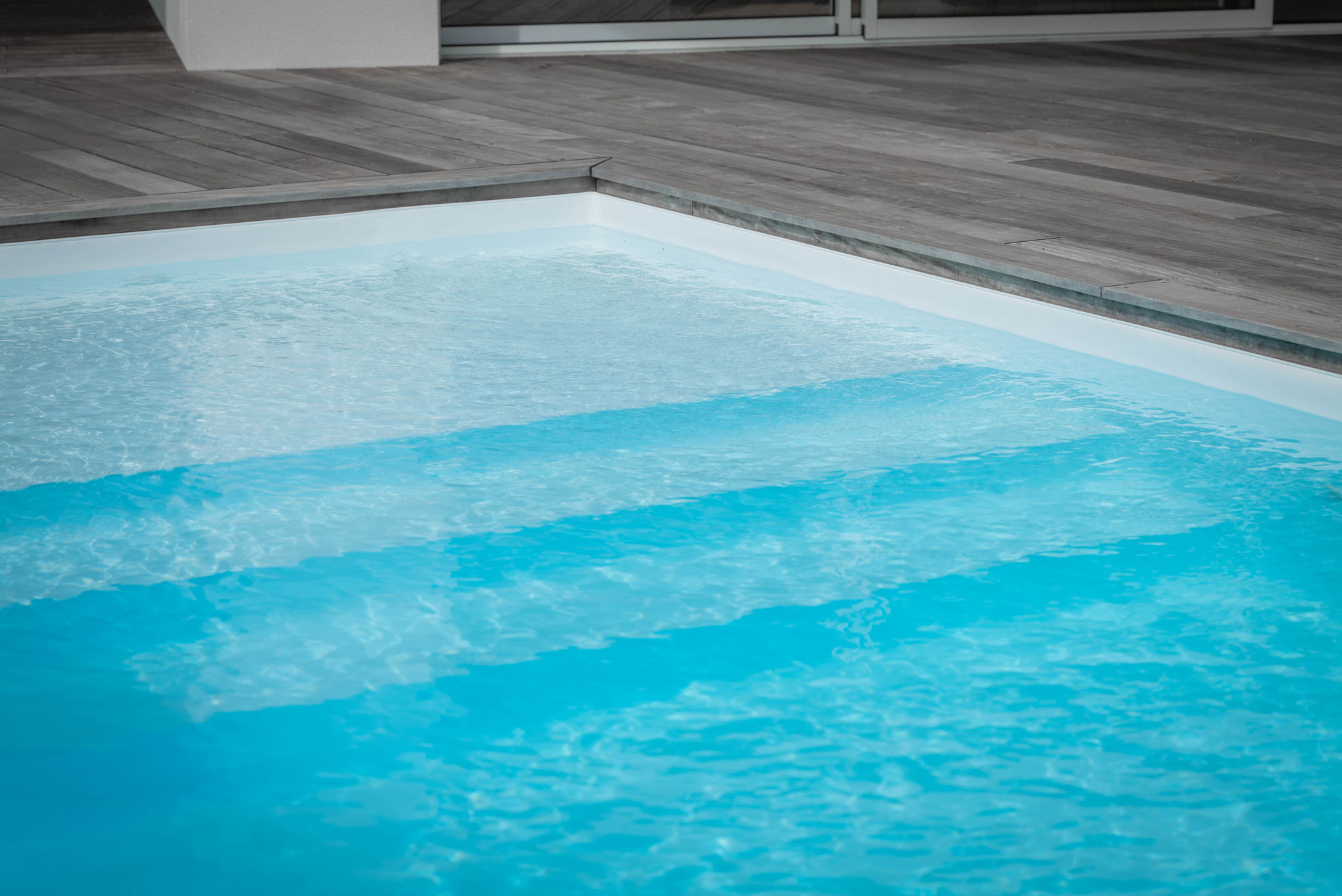 Devis pour une piscine avec liner gris anthracite au Teich 33470