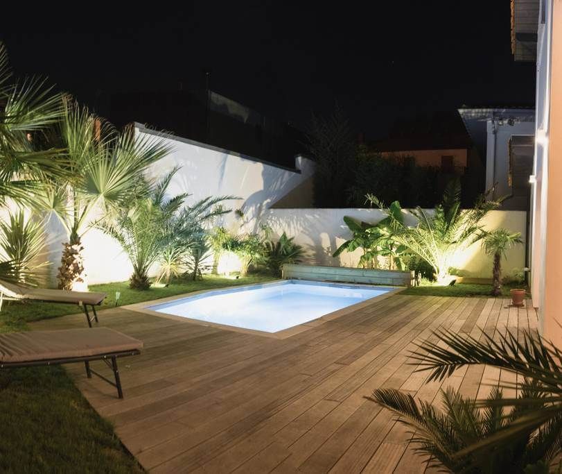 implantation de piscine et terrasses bois