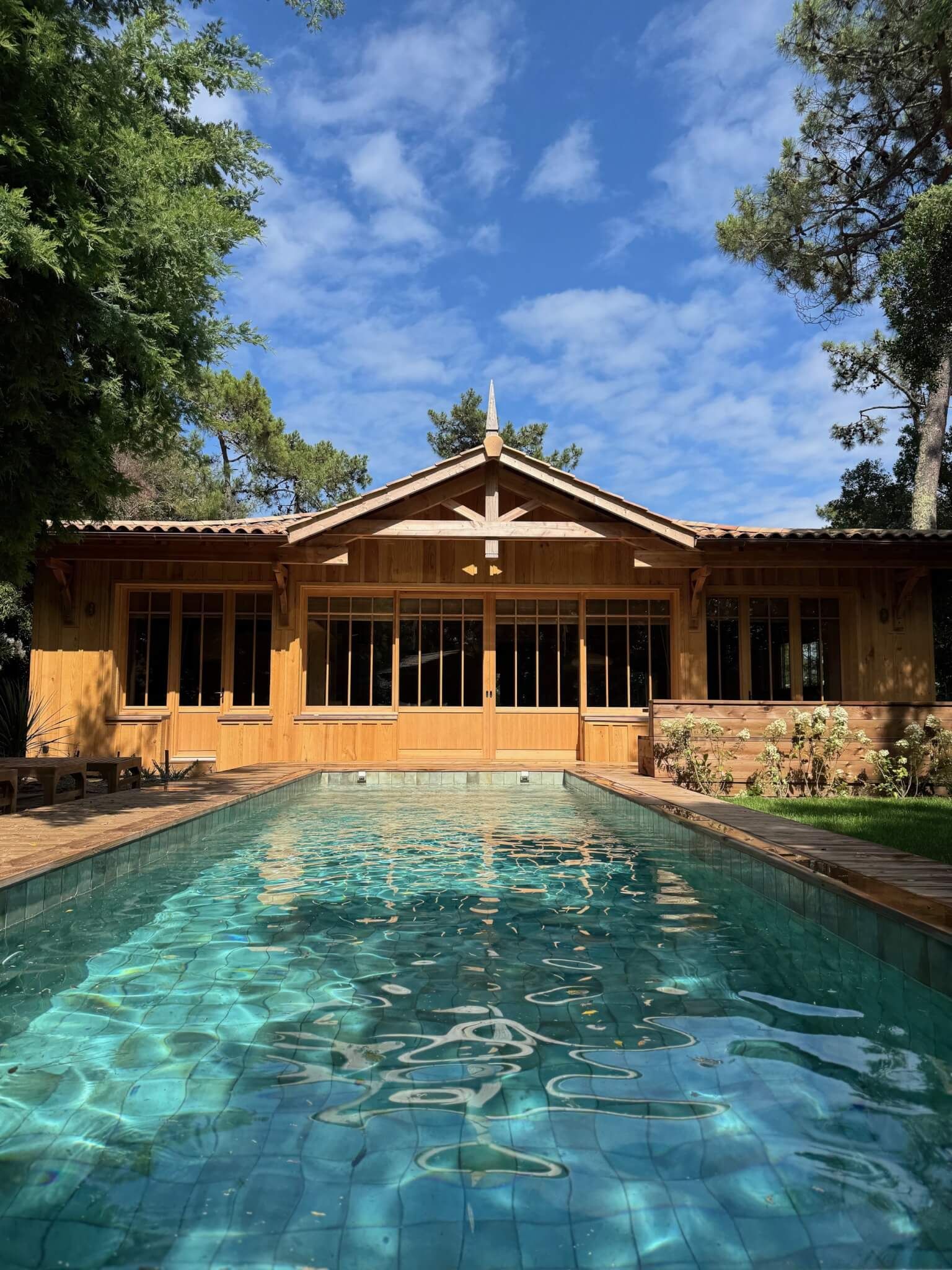 construction d'une piscine carrelée en gironde