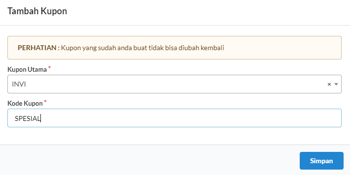 Cara Membuat Kupon Diskon Affiliate - invi