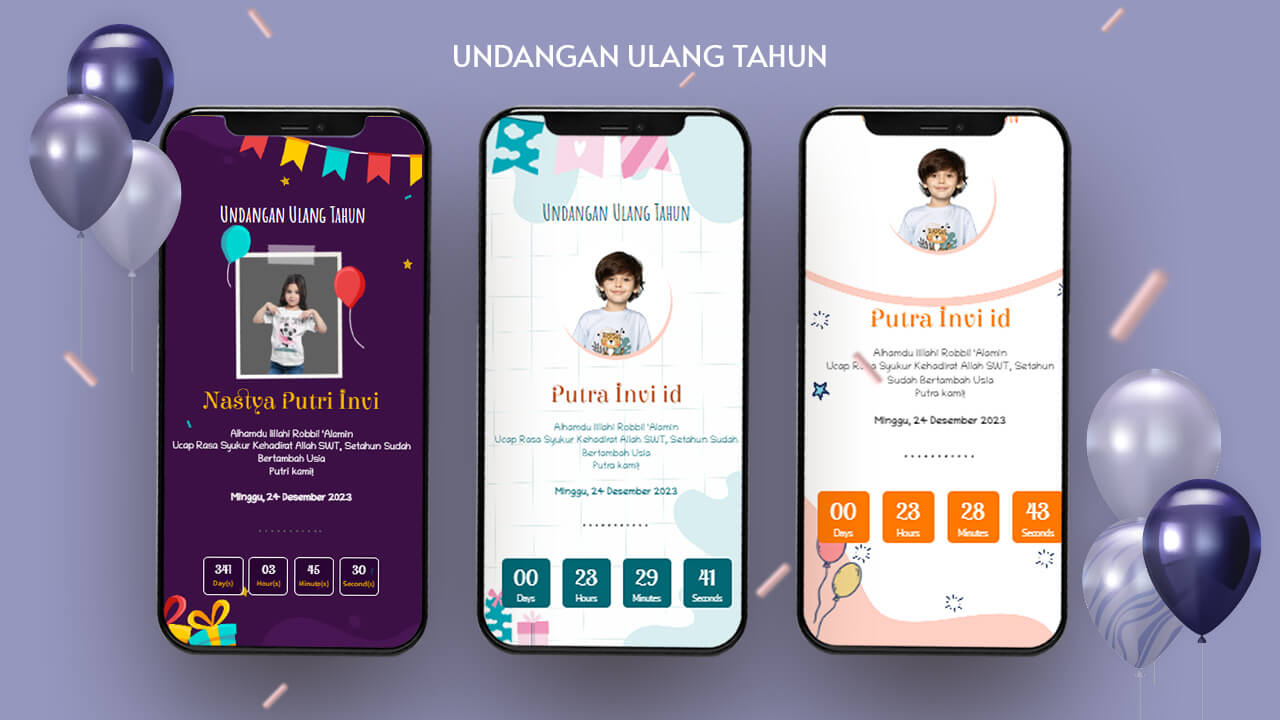  1 website undangan ulang tahun digital siap pakai invi
