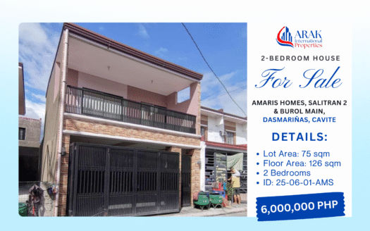 Fully Furnished 2-Bedroom Home in Amaris Homes 1, Salitran 2, Dasmariñas City, Cavite