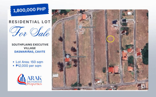 150 sqm Residential Lot in Southplains Executive Village, Dasmariñas, Cavite