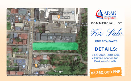 2,084 sqm Prime Commercial Lot on Aguinaldo Highway, Imus, Cavite