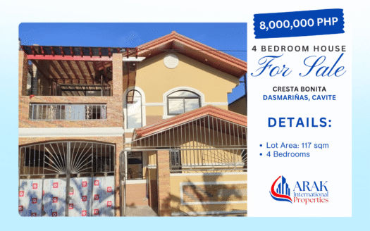 Precious 4-Bedroom Home in Cresta Bonita Subdivision, Salitran 2, Dasmariñas, Cavite
