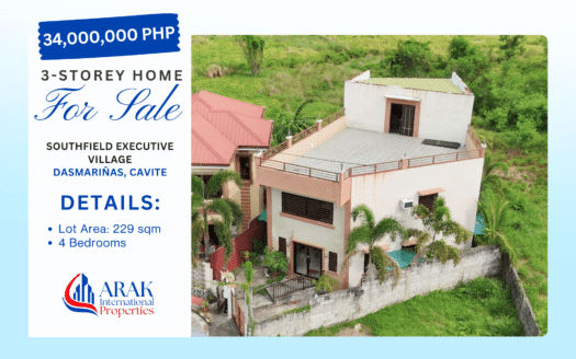 Spacious 3-Storey Home in Southfield Executive Village, Dasmariñas, Cavite