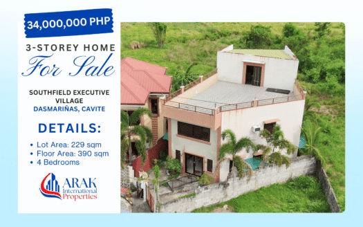 Spacious 3-Storey Home in Southfield Executive Village, Dasmariñas, Cavite