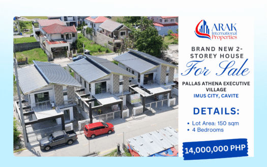 150 sqm Brand-New 2-Storey Home in Pallas Athena Executive Village, Imus, Cavite