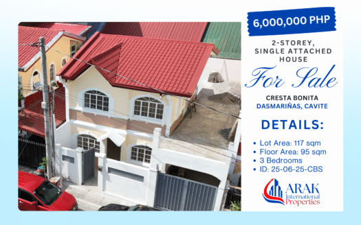 Elegant 3-Bedroom Crystal Model Home in Cresta Bonita Subdivision, Salitran 2, Dasmariñas City, Cavite