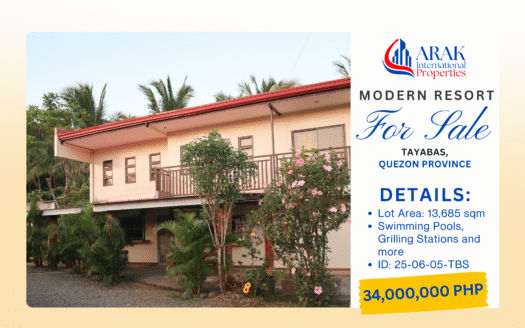 Expansive Resort Property with Scenic Views in Tayabas, Quezon – Ideal for Retreats, Events, or Investment
