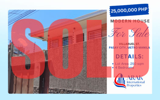 [SOLD] Spacious & Secure 4-Bedroom 2-Storey Home in Prime Villaruel St., Pasay City