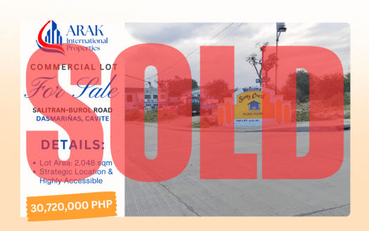 [SOLD] 2,048 sqm Prime Commercial Corner Lot in Salitran 2, Dasmariñas, Cavite