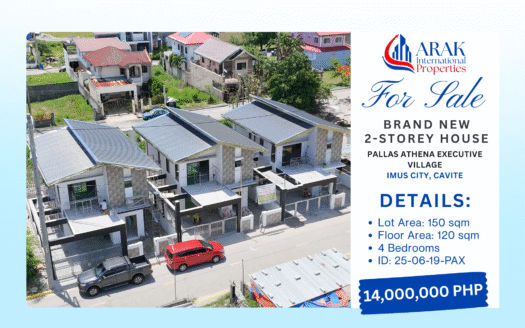 150 sqm Brand-New 2-Storey Home in Pallas Athena Executive Village, Imus, Cavite