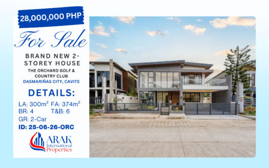 Elegant 4-Bedroom House in a Premier Golf Community with Resort-Style Amenities at the Orchard Golf and Country Club, Dasmarinas City, Cavite