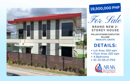250 sqm Brand-New 2-Storey Home in Pallas Athena Executive Village, Imus, Cavite