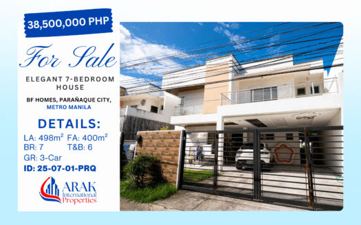 Elegant 7 Bedroom House in BF Homes Paranaque City, Metro Manila