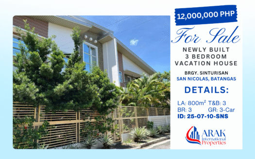 Newly built 3 Bedroom Vacation House in San Nicolas, Batangas