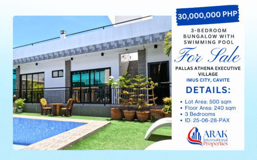 3-Bedroom Bungalow with Swimming Pool in Pallas Athena Executive Village