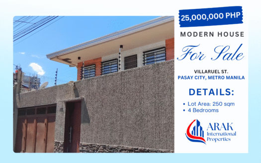 Spacious & Secure 4-Bedroom 2-Storey Home in Prime Villaruel St., Pasay City