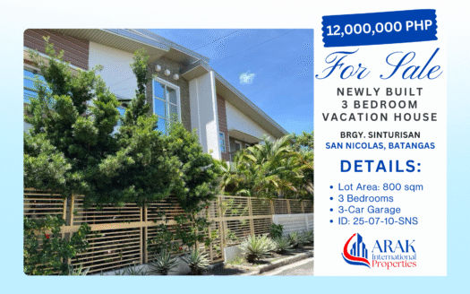 Newly built 3 Bedroom Vacation House in San Nicolas, Batangas