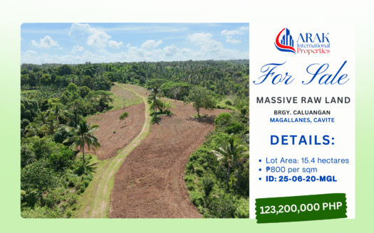Prime 15.4-Hectare Farm Land in Brgy. Caluangan, Magallanes, Cavite