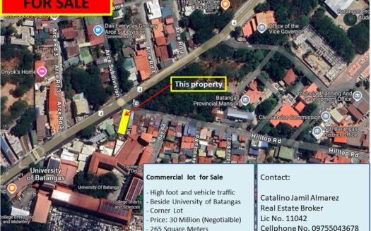 Prime Commercial Lot in Batangas City