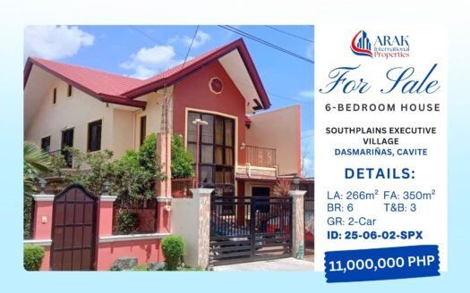Elegant 6-Bedroom House in Southplains Executive Village, Dasmariñas, Cavite