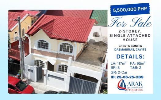 Elegant 3-Bedroom Crystal Model Home in Cresta Bonita Subdivision, Salitran 2, Dasmariñas City, Cavite