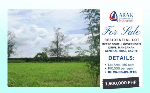 150 sqm Residential Lot in Metro South, General Trias, Cavite