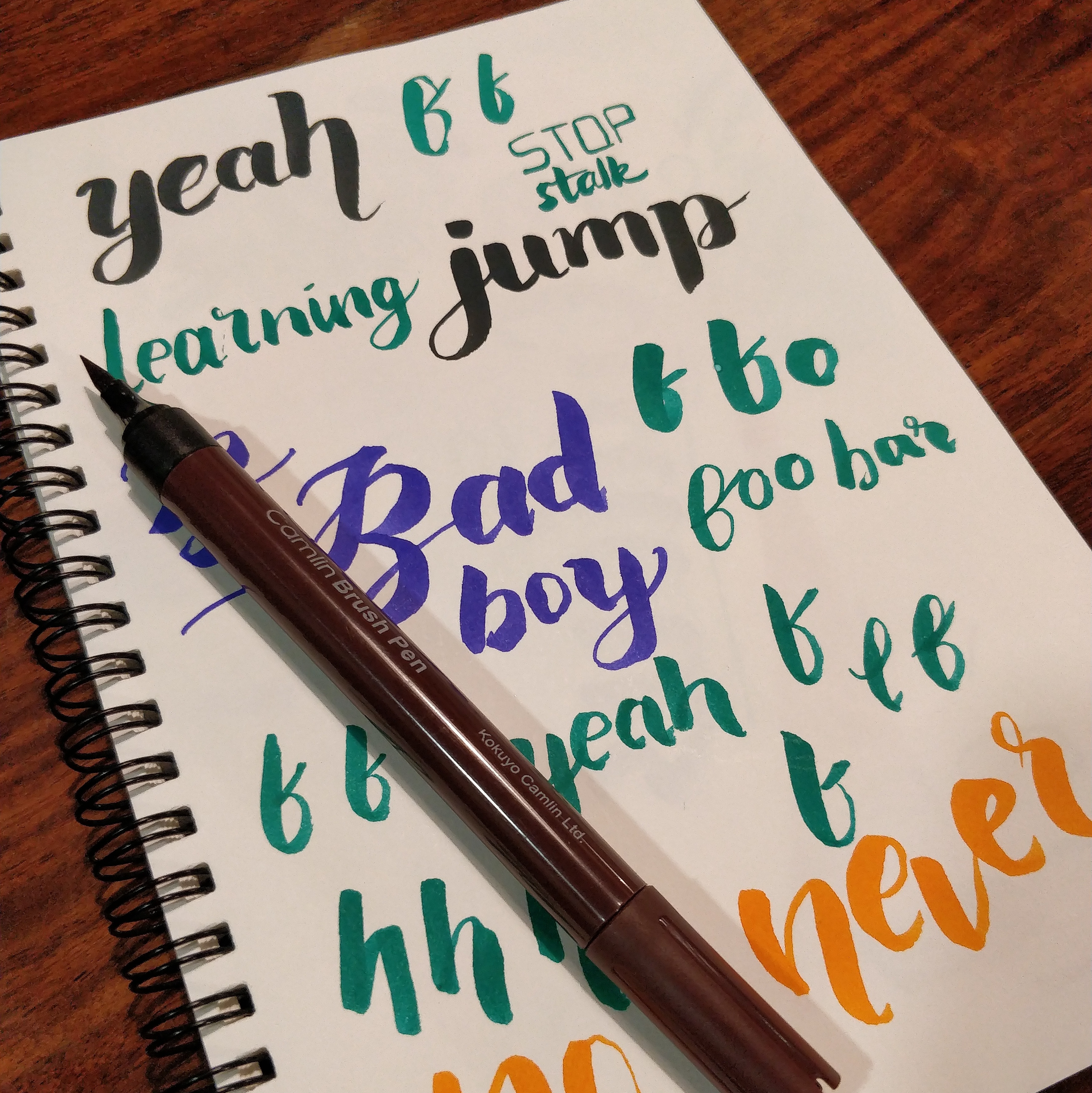 beginner hand lettering picture