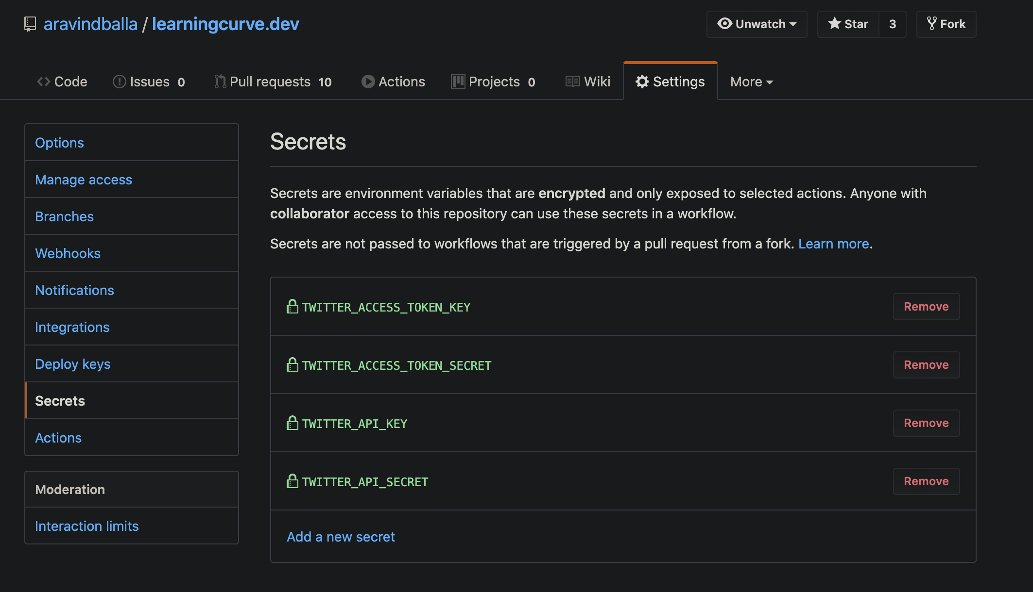 Tweet daily using Github Actions | Aravind Balla