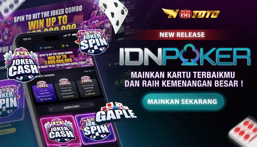 IDNPOKER: Bandar Resmi IDN Toto, IDN Poker, IDN Play Terbesar di Indonesia