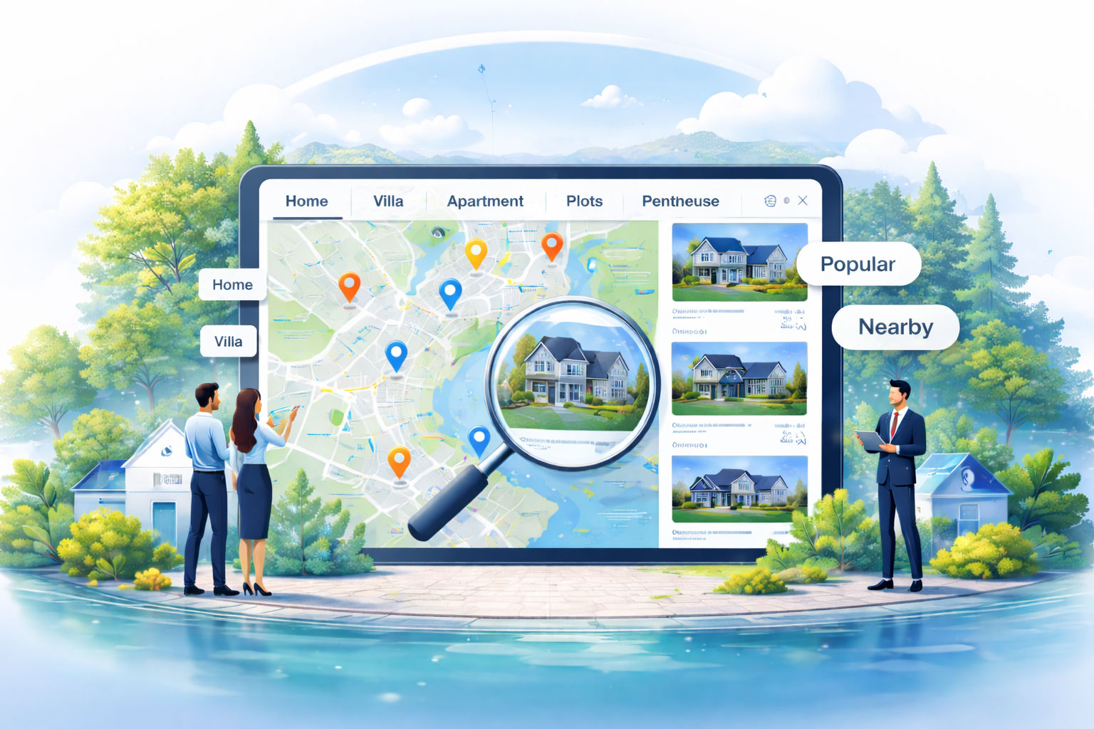 Search Property Using Map