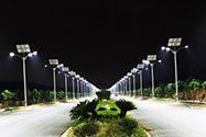 solar panel street light in India