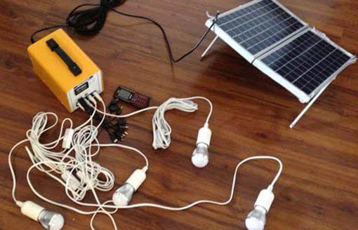 solar home lightning system